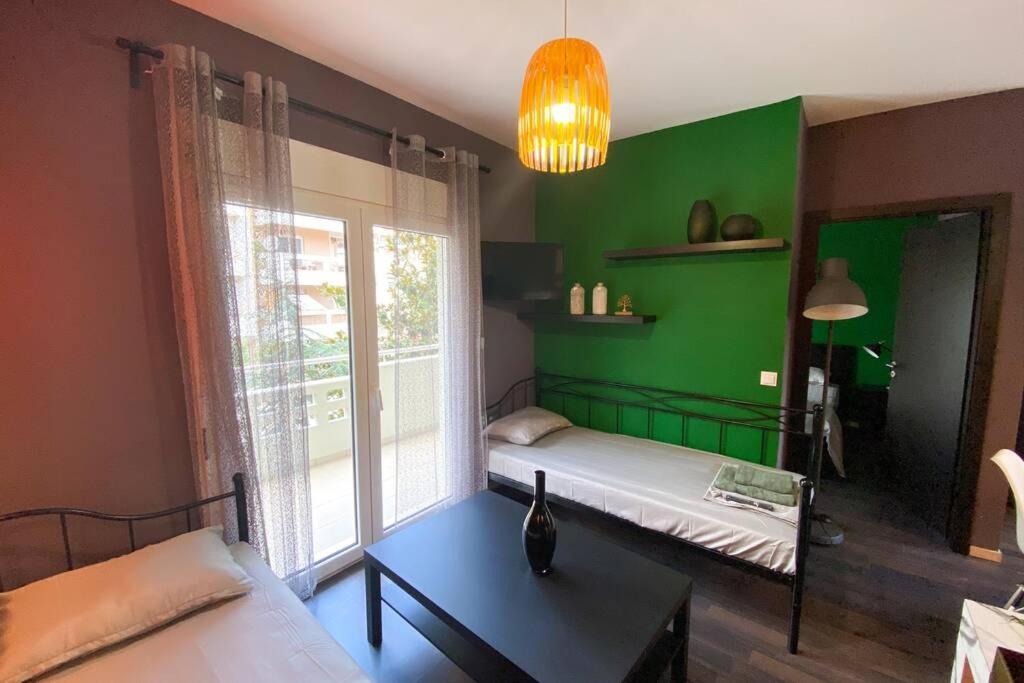 Green Apartment With View Komotini Bagian luar foto