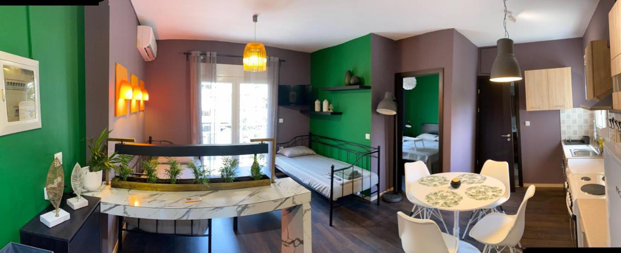 Green Apartment With View Komotini Bagian luar foto